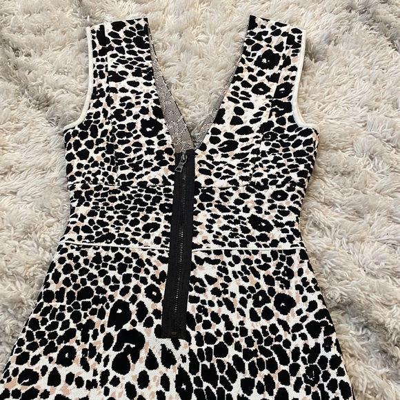 Leopard Print Body con Dress - Picture 5 of 6